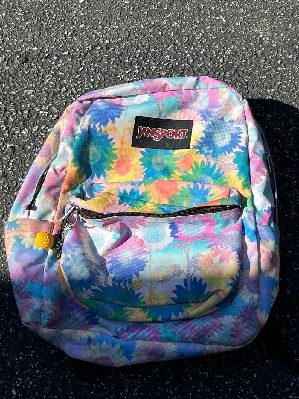 Jansport Multicolor Tie-Dye Sunburst Backpack